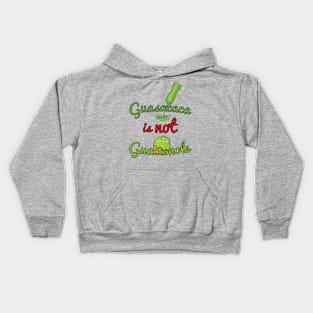 Guasacaca is not Guacamole w/o flag Kids Hoodie